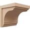 Ekena Millwork 12"W x 12"D x 12"H Wide Warren Rough Cedar Woodgrain TimberThane Corbel, Primed Tan CORUR12X12X12WARRCPR - alternate 1